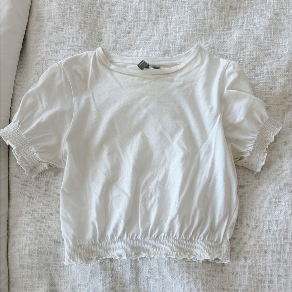 ASOS Gathered Hem and Sleeve Tee